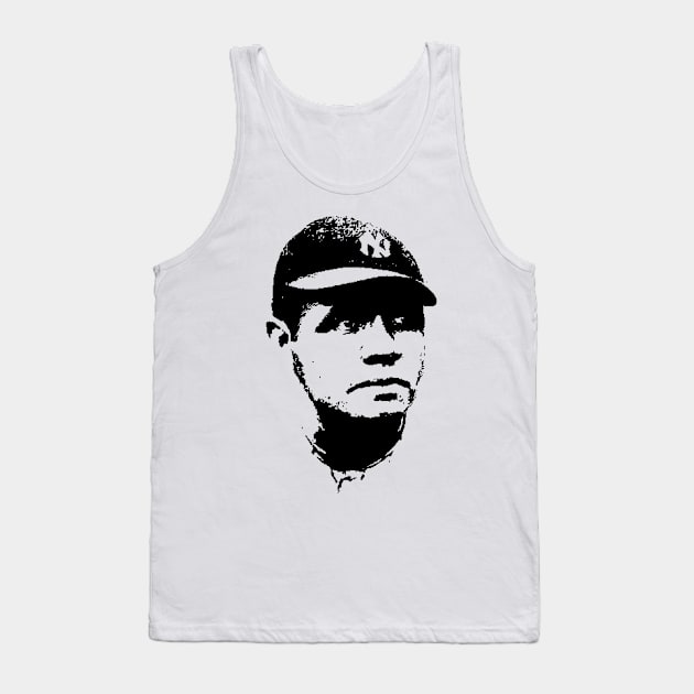 Babe Ruth Pop Art Portrait Tank Top by phatvo